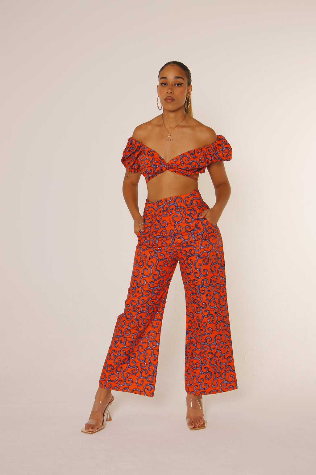 Conjunto Palazzo Adaeze - Coral