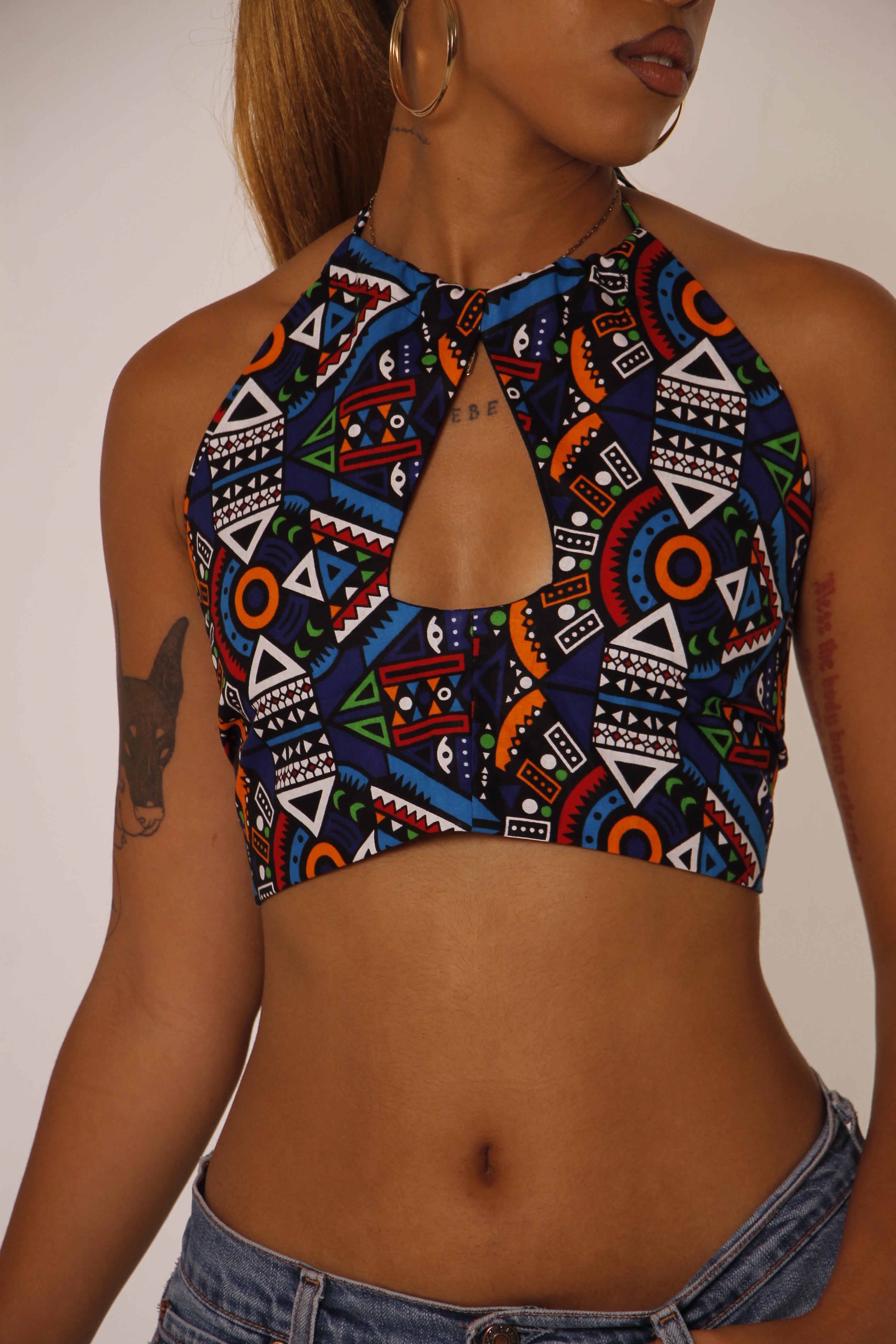 El Top Halter Azteca Riri